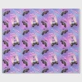Monster Jam - Sparkle Smash Geburtstag Geschenkpapier (Flach)