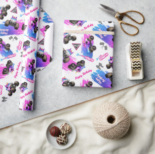 Monster Jam - Sparkle Smash Geburtstag Geschenkpapier