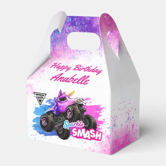 Monster Jam - Sparkle Smash Geburtstag Geschenkschachtel (Vorderseite)
