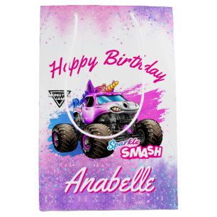 Monster Jam - Sparkle Smash Geburtstag Mittlere Geschenktüte