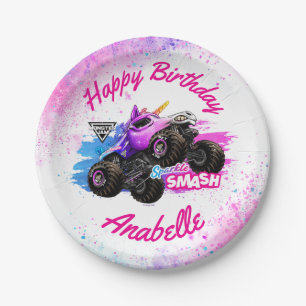 Monster Jam - Sparkle Smash Geburtstag Pappteller