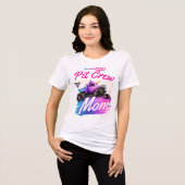 Monster Jam - Sparkle Smash Pit Crew Mom Tri-Blend Shirt (Vorderseite voll)
