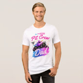 Monster Jam - Sparkle Smash Pit Crew Papa Tri-Blend Shirt (Vorderseite voll)
