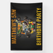 Monster Jam Trucks Geburtstag Banner (Vertikal)