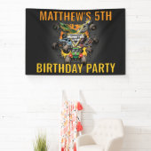 Monster Jam Trucks Geburtstag Banner (InSitu)