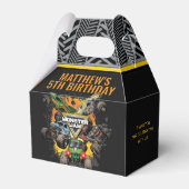 Monster Jam Trucks Geburtstag Geschenkschachtel (Rückseite)