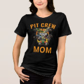 Monster Jam Trucks Pit Crew Mama Tri-Blend Shirt (Vorderseite)