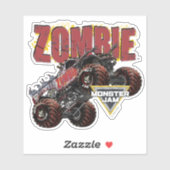Monster Jam Zombie Full Throttle Aufkleber (Blatt)