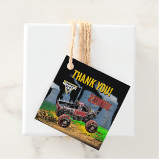 Monster Jam - Zombie Geburtstag Geschenkanhänger