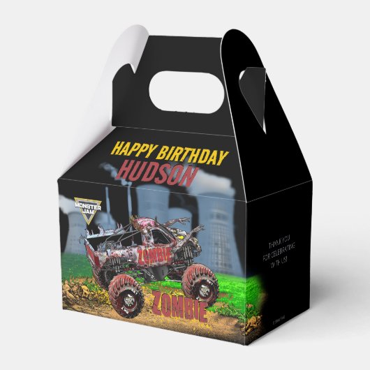 Monster Jam - Zombie Geburtstag Geschenkschachtel (Vorderseite)