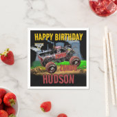 Monster Jam - Zombie Geburtstag Serviette (Beispiel)