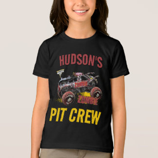 Monster Jam - Zombie Geburtstags-Pit-Crew Tri-Blend Shirt