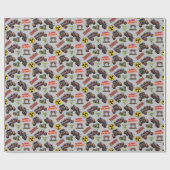 Monster Jam - Zombie Geschenkpapier (Flach)