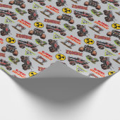 Monster Jam - Zombie Geschenkpapier (Ecke)