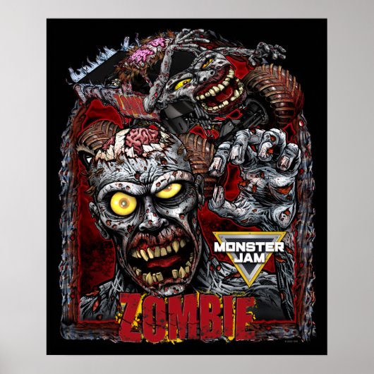 Monster Jam Zombie Poster (Vorne)