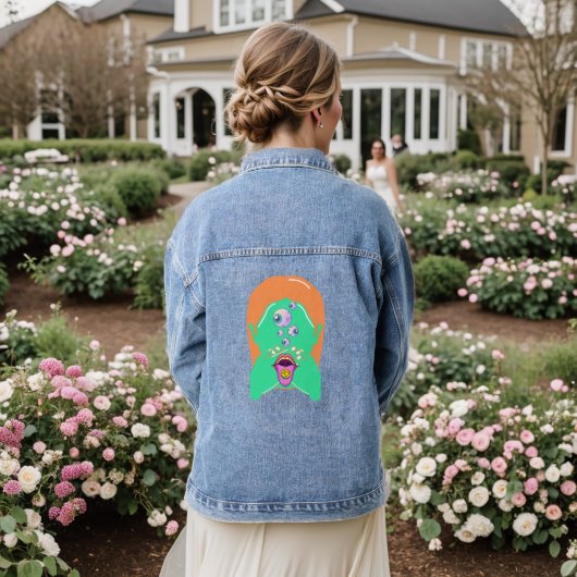 Monster Jeansjacke (Hochzeit Rückseite)
