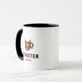 Monster-Kaffee Tasse (Vorderseite Links)