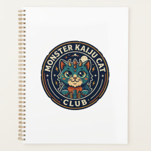 Monster Kaiju Katze Katze Grafik T-Shirt Kunst - M Planer