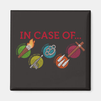 Monster-Kampfwerkzeuge Magnet