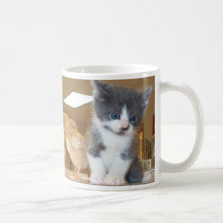 Monster-Katze - Kätzchen mit der Küken-Tasse Kaffeetasse