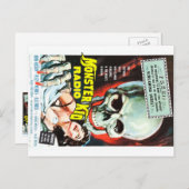 Monster-Kid-Radio trifft auf den schreienden Schäd Postkarte (Vorne/Hinten)