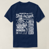 Monster Kid Spook Tacular Retro-Spook Show Design T-Shirt (Design vorne)