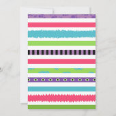 Monster Kids Coloring Card Gastgeschenk Vielen Dan Dankeskarte (Rückseite)