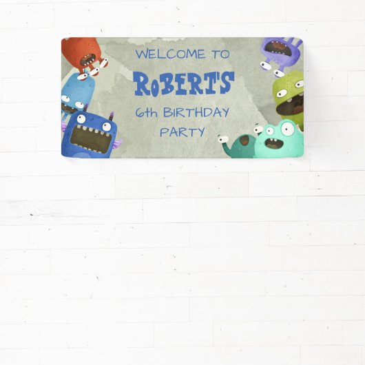 Monster Kinder willkommen Banner (InSitu)