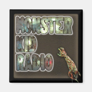 Monster-Kinderradio-Zeichen-Magnet Magnet