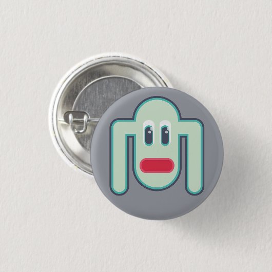 Monster-Knopf Button (Vorne & Hinten)