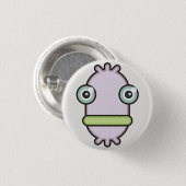 Monster-Knopf: Mikrobe Button (Vorne & Hinten)