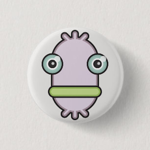 Monster-Knopf: Mikrobe Button