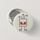 Monster-Knopf: Roboter Button (Vorne & Hinten)