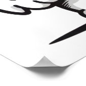 Monster-Kontur Poster (Ecke)