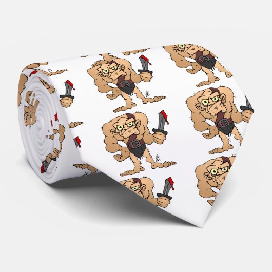 Monster Krawatte (Gerollt)