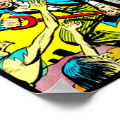 Monster Kreaturen Ghouls Horror Comicen Kunst Poster (Ecke)