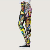Monster-Kreaturen Hexen Zombies Horror Art Leggings (Links)