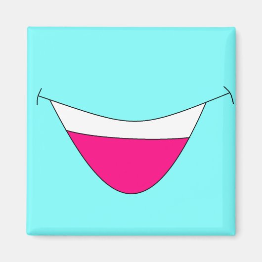 MONSTER KÜHLSCHRANK Mouth-Magnet Magnet (Vorne)