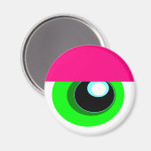 Monster Kühlschrank SleepyEye Magnet 2 (Vorderseite/Rückseite)