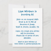 Monster laden 4.25x5.25 ein einladung (Rückseite)