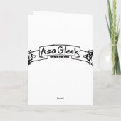 MONSTER LADYBUG GREETING CARD KARTE (Rückseite)