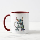 Monster Letter A Tasse - Funny Alphabet Coffee Cup (Links)