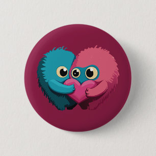 Monster-Liebe Button