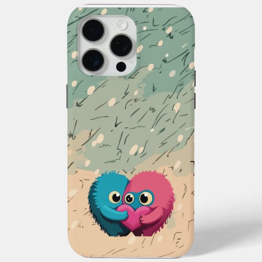 Monster-Liebe Case-Mate iPhone Hülle (Rückseite)
