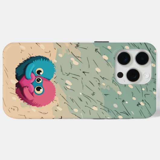 Monster-Liebe Case-Mate iPhone Hülle (Rückseite (Horizontal))