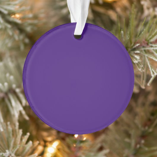 Monster Lila Circle Akronylic Ornament (Baum)