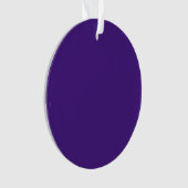 Monster Lila Circle Akronylic Ornament (Vorderseite)