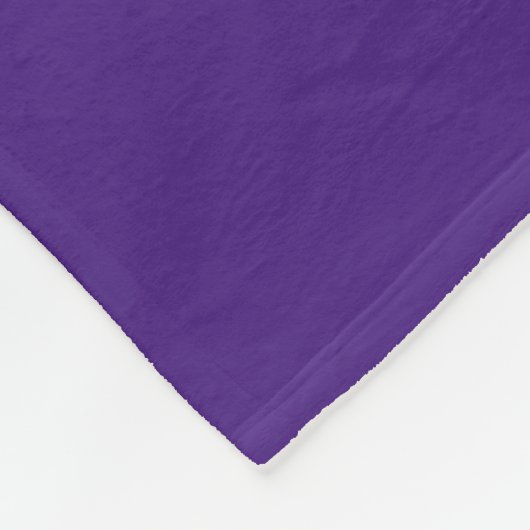 Monster Lila Fleece Blanket (Ecke)