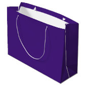 Monster Lila große Geschenktasche Geschenktüte (Rückseite Schrägansicht)