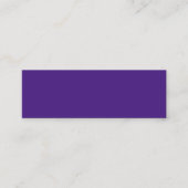Monster Lila Mini Business Card Visitenkarte (Vorderseite)